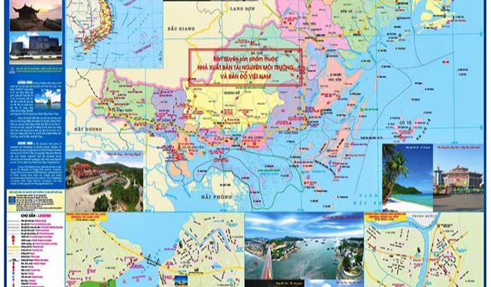 Bản đồ du lịch Quảng Ninh với địa điểm tham quan hấp dẫn