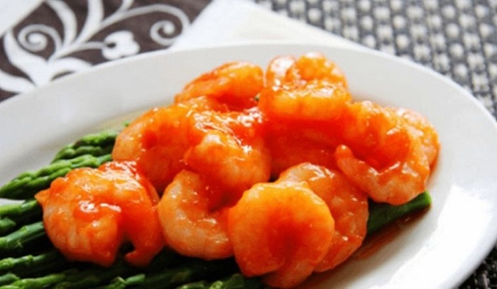 Tôm khô sốt cà chua