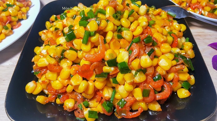 Tôm khô xào bắp